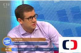 Jakub Pok v pořadu Dobré ráno